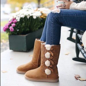 new Koolaburra VICTORIA TALL chestnut UGG boots